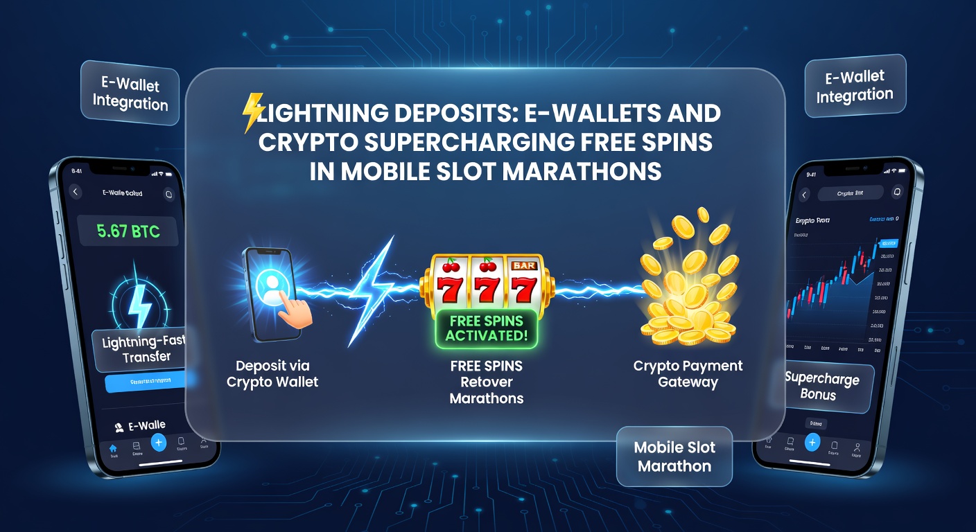 Detaillierte Ansicht eines Crypto-Wallets auf dem Handy, verbunden mit einem Slot-Marathon-Turnier und explodierenden Freispielen